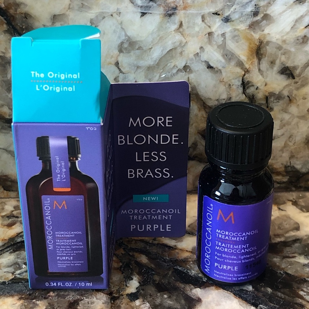 Moroccanoil Treatment Purple Mini 10ml Travel Size New in Box NIB